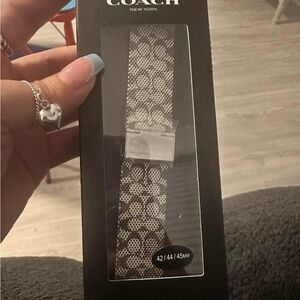Coach Apple Watch band